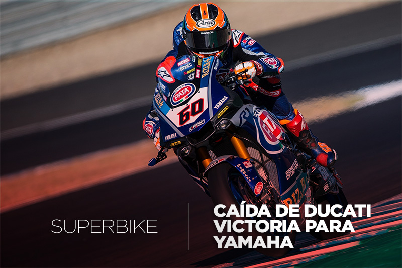 SBK Jerez 2019: Van der Mark gana, Rea segundo y Bautista acaba en el suelo.